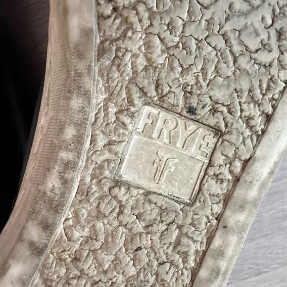 Frye Mindy Double Monk Strap Black Leather Slip-On Sneakers Shoes Size 7.5 - Picture 9 of 10